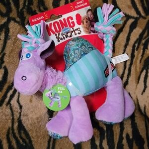 KONG Dog Knots Camel Purple Sz Sm/med New Ea.